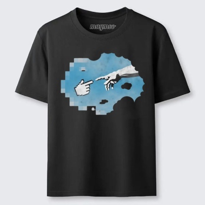Magmoo Pixel Creation Hands Classic T-shirt
