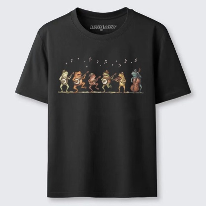 Magmoo Retro Bluegrass Frog Band Classic T-shirt