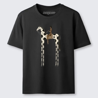 Magmoo Tall Spotted Horse Rider Classic T-shirt