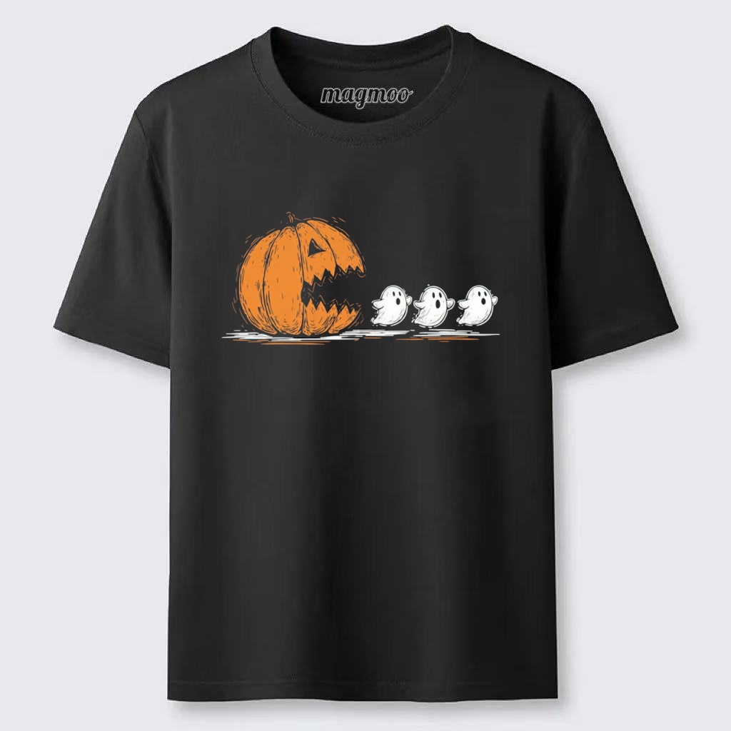 Magmoo Halloween Pumpkin Eat Ghost Classic T-shirt