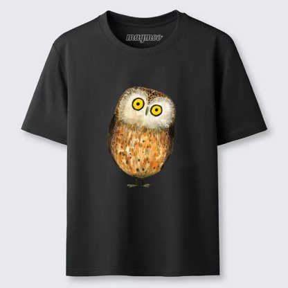 Magmoo Round Owl T-shirt