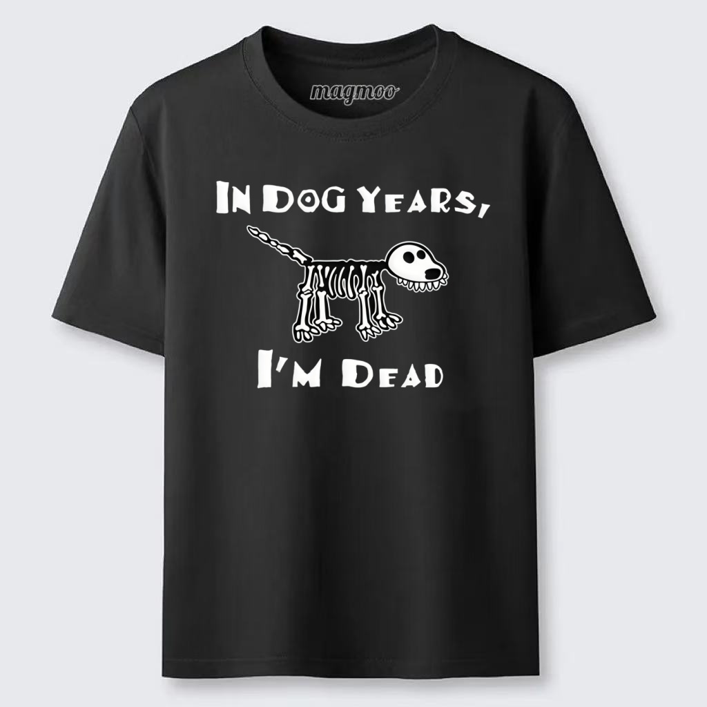 Magmoo Funny Meme Old Dog Dead In Dog Years Vibe Classic T-shirt