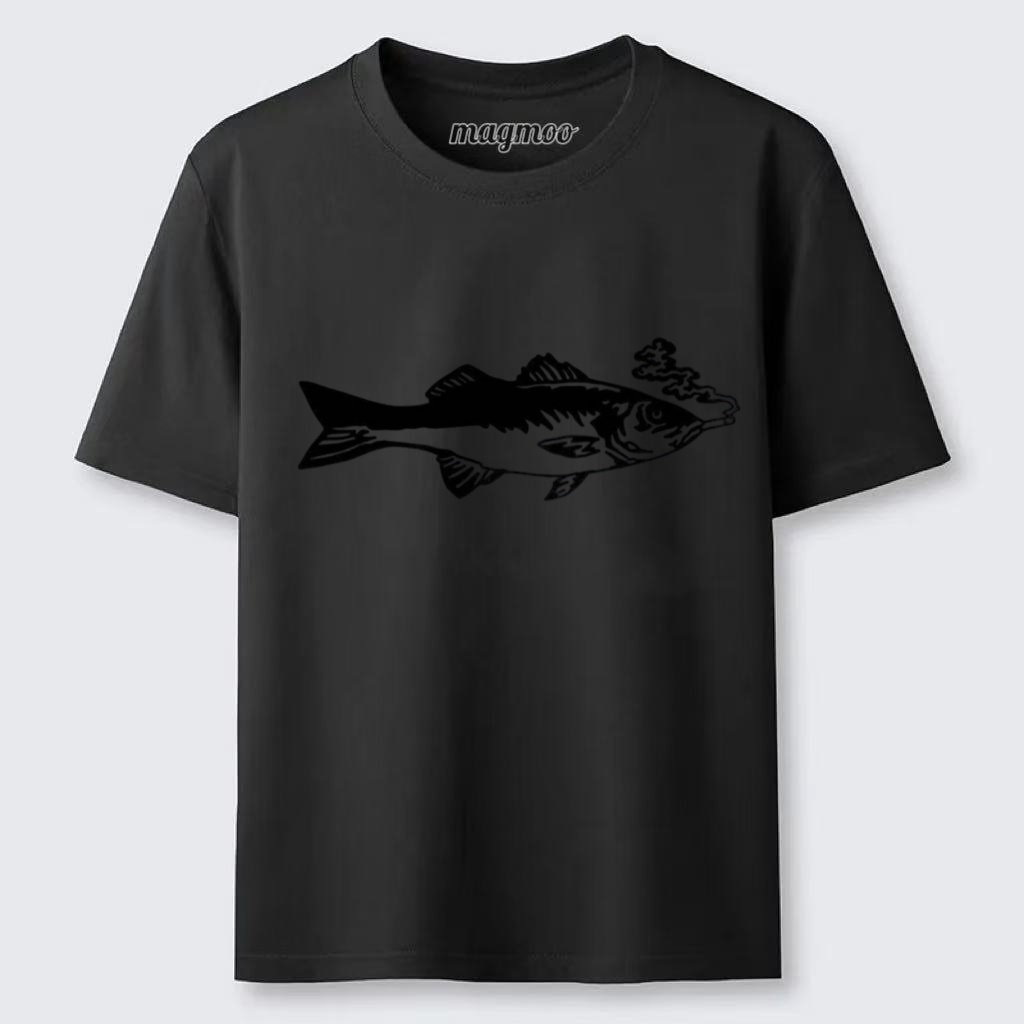 Magmoo Smoking Fish T-shirt