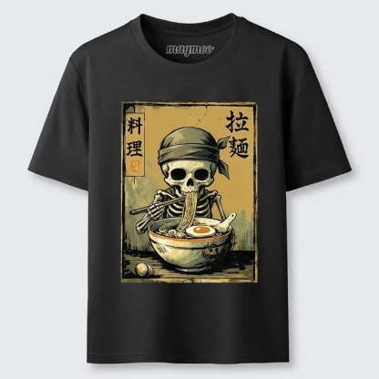 Magmoo Funny Skeleton Ramen Classic T-shirt