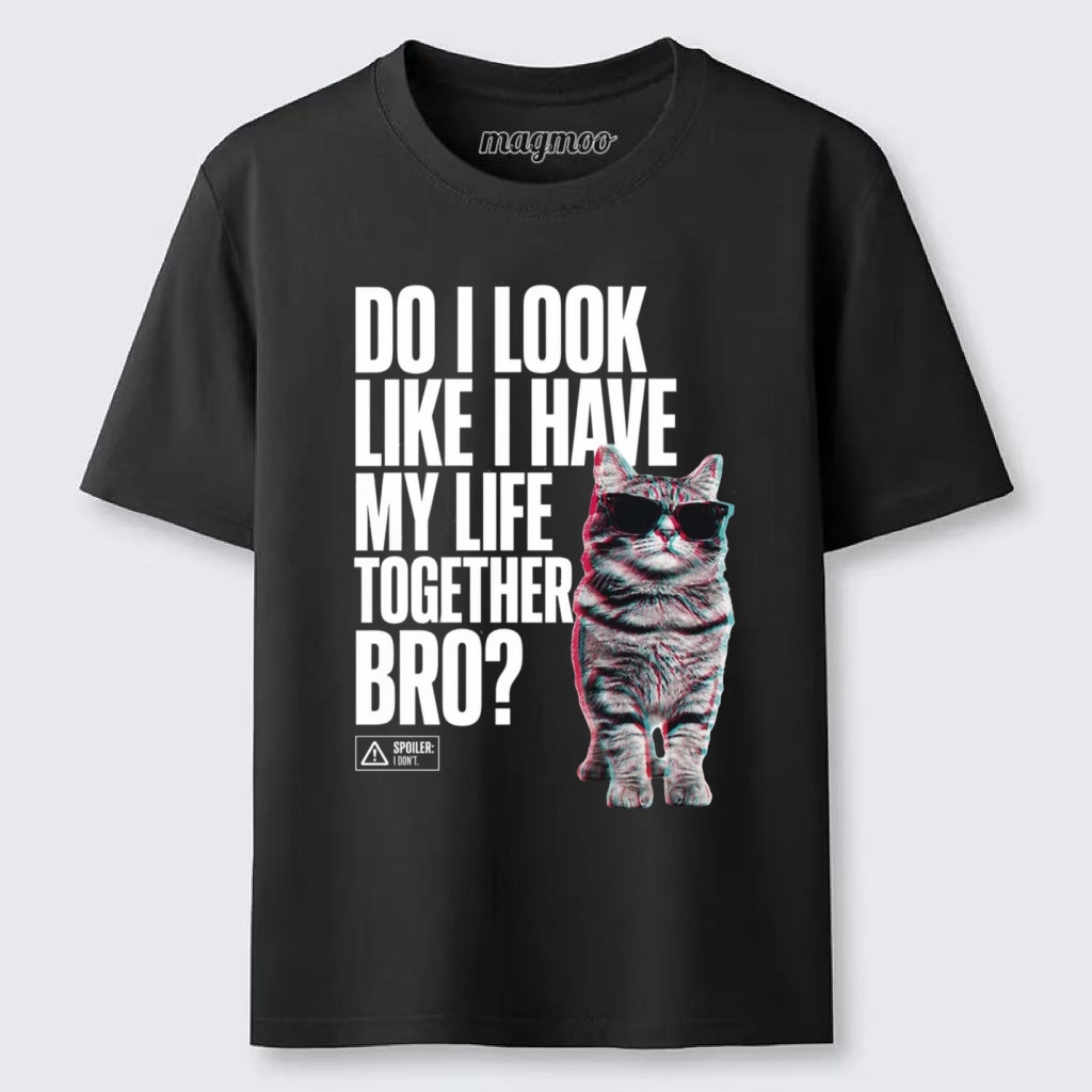 Magmoo Sarcastic Cool Cat Meme Classic T-shirt