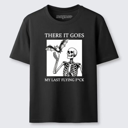 Magmoo Funny Skeleton Bat Meme Classic T-shirt