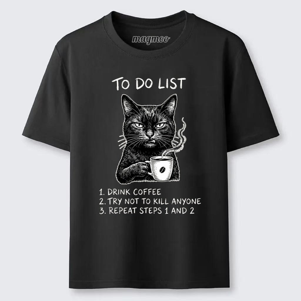 Magmoo Sassy Coffee Cat Classic T-shirt