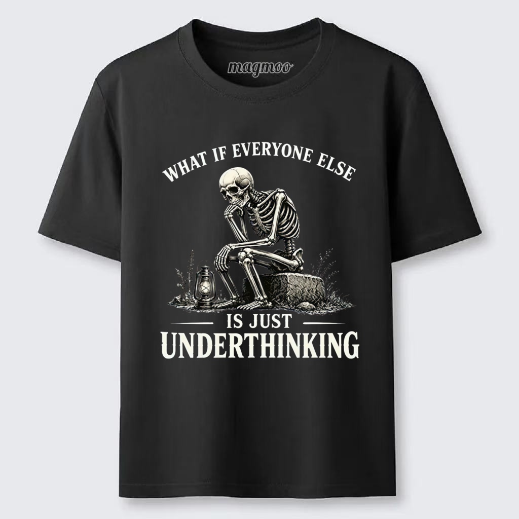 Magmoo Skeleton Deep Thought Meme Classic T-shirt