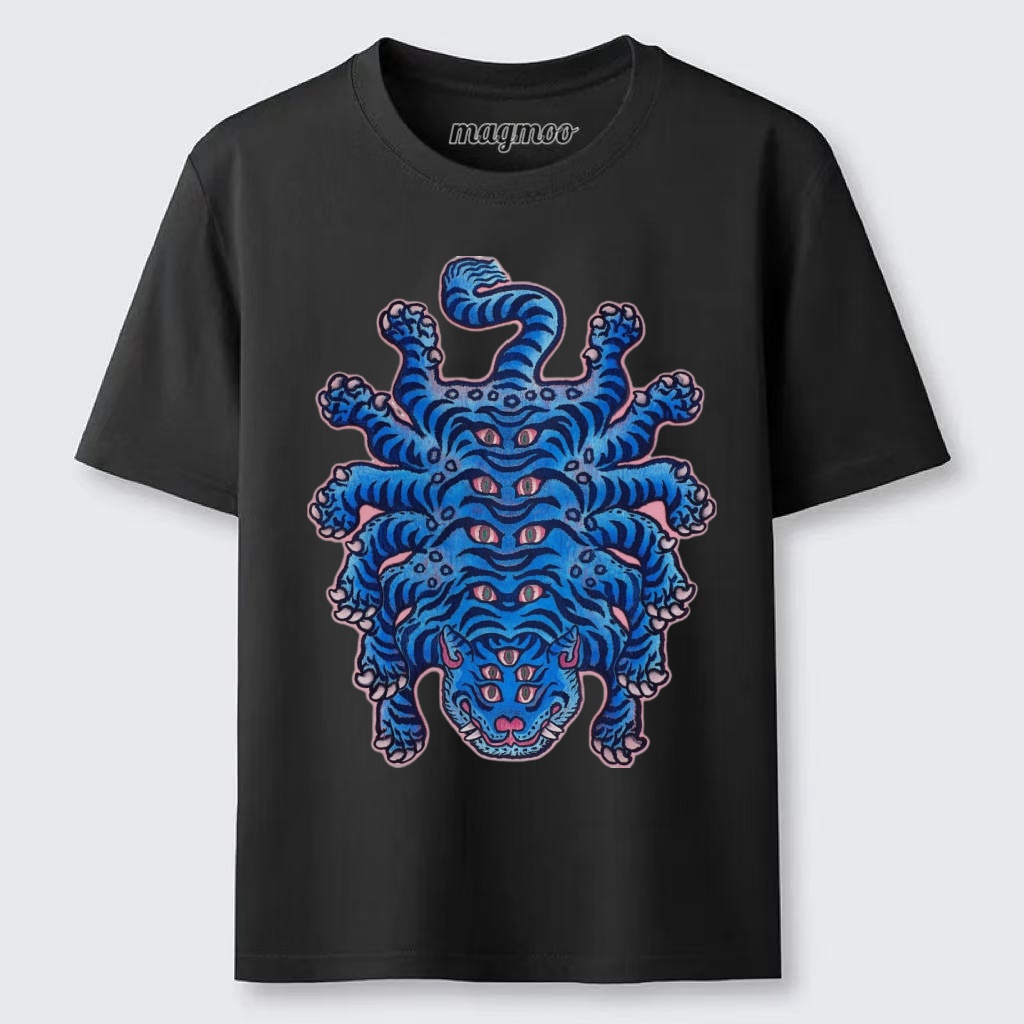 Magmoo Multi-Armed Blue T-shirt