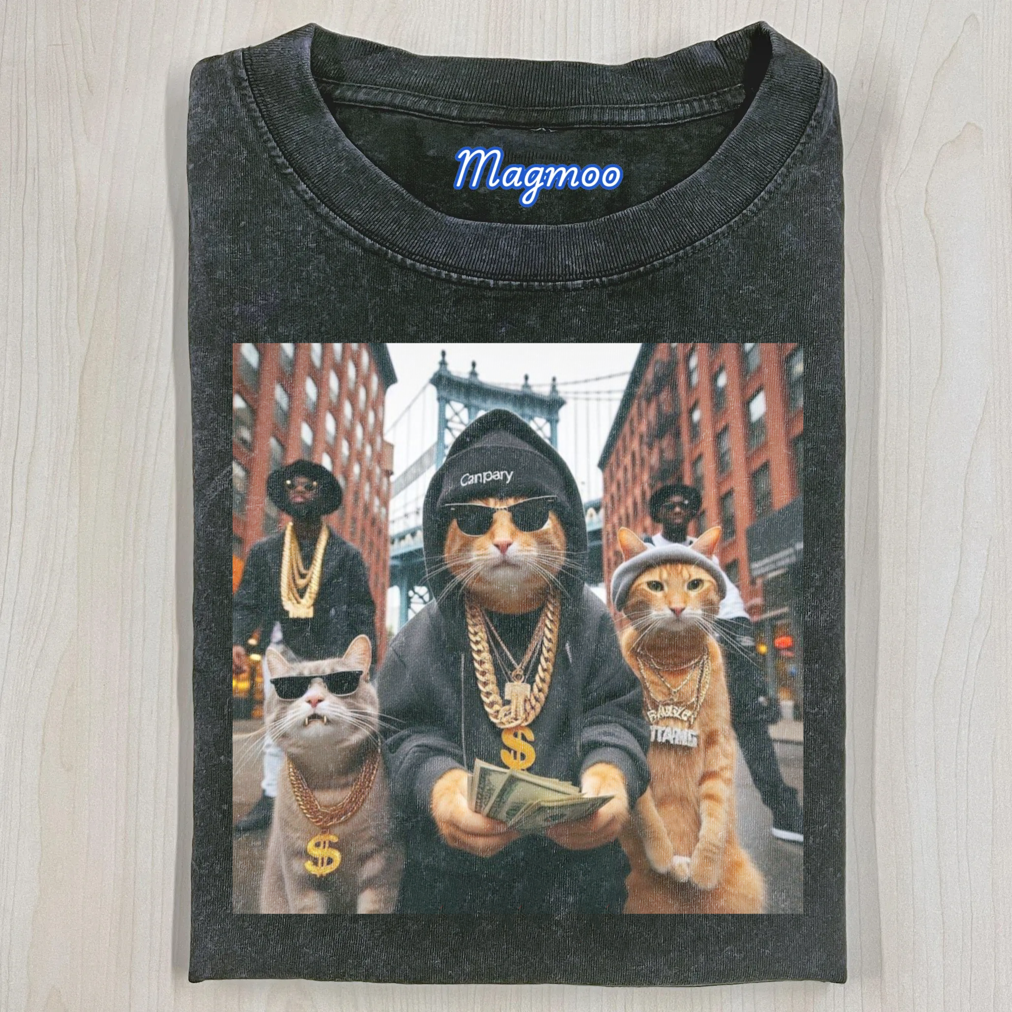Retro Style Funny Cat Shirt/Sweatshirt/Hoodie-Magmoo