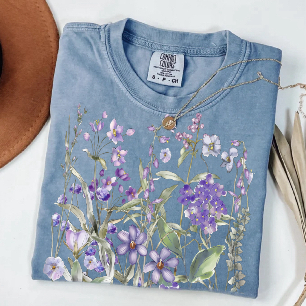 Floral Printed T - shirts