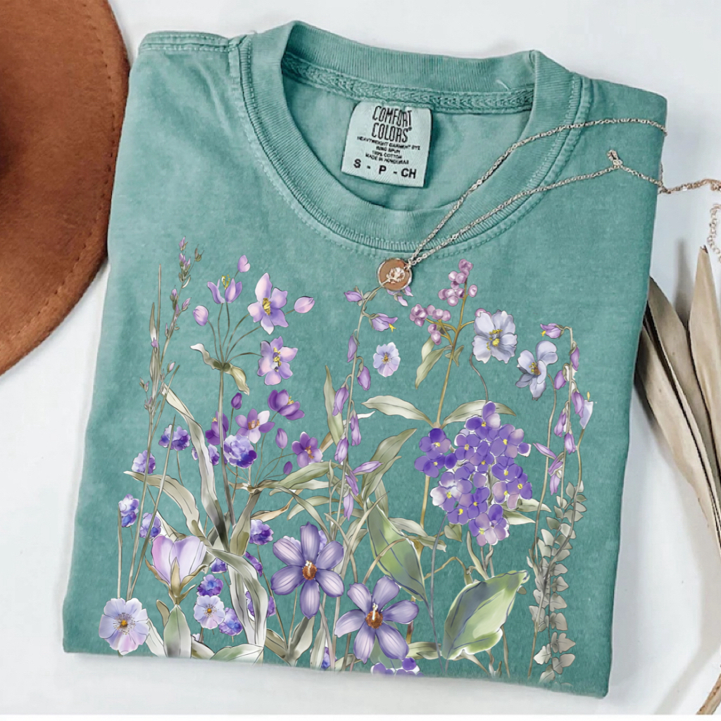 Floral Printed T - shirts