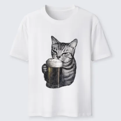 Magmoo Cheers With The Cat Classic T-Shirt