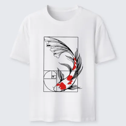 Magmoo Golden Ratio Koi Classic T-Shirt-Magmoo