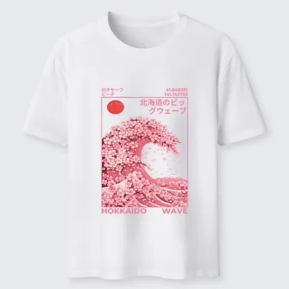 Magmoo Sakura Wave Classic T-Shirt-Magmoo