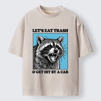 Magmoo Raccoon Rebellion Washed T-Shirt