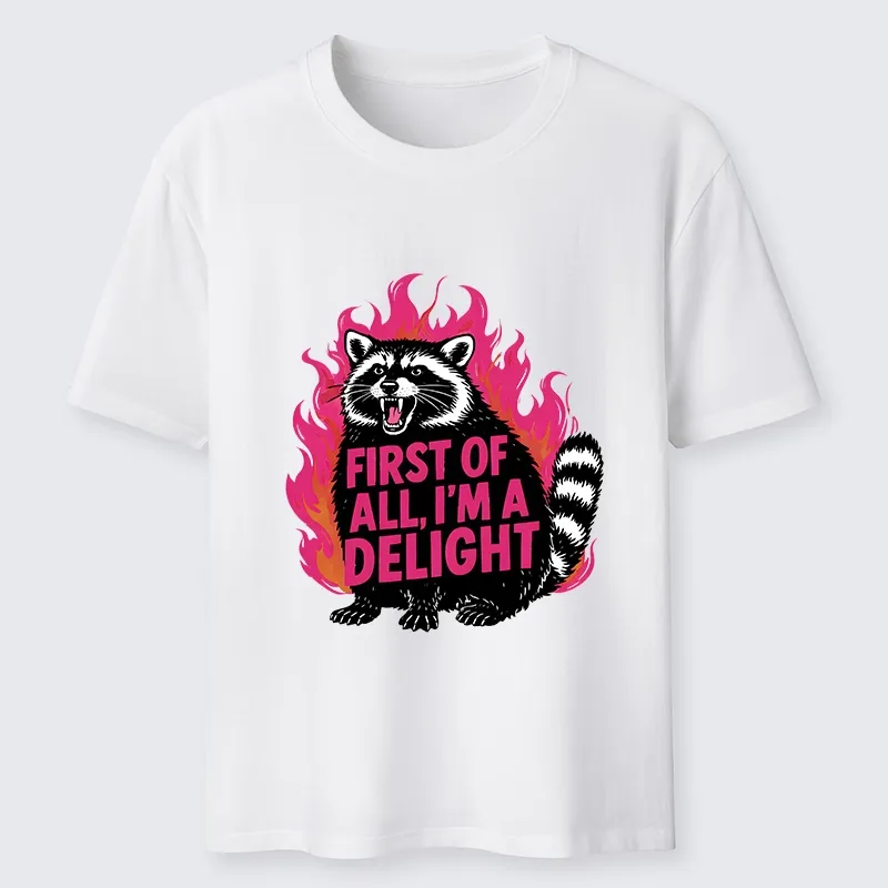 Magmoo Angry Raccoon Funny Classic T-Shirt