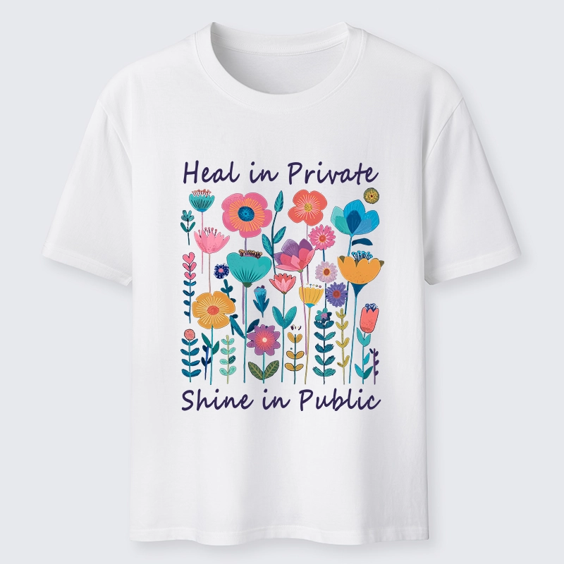 Magmoo Wildflower Growth:The "Heal & Shine"Aesthetic Classic T-Shirt-Magmoo