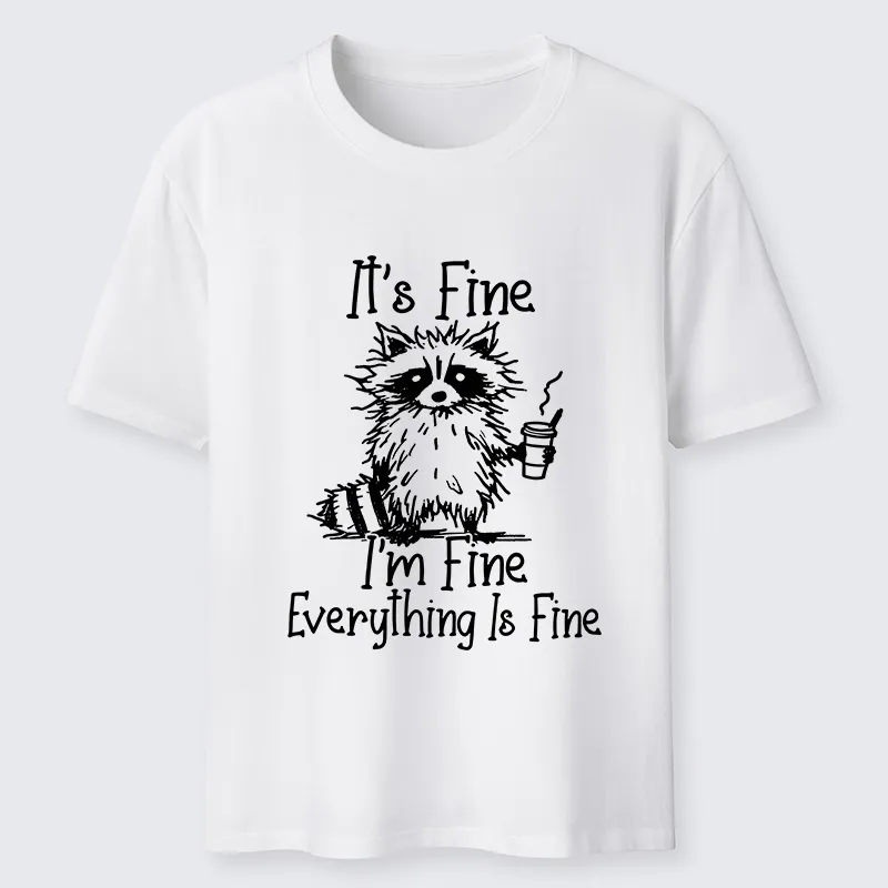 Magmoo Raccoon Fine Meme Classic T-Shirt