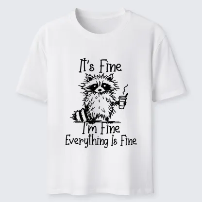 Magmoo Raccoon Fine Meme Classic T-Shirt