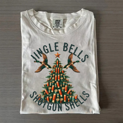 Jingle Bells Shotgun Shells T-Shirt-Magmoo