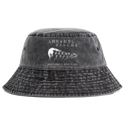 Magmoo Return To Frog Washed Bucket Hat