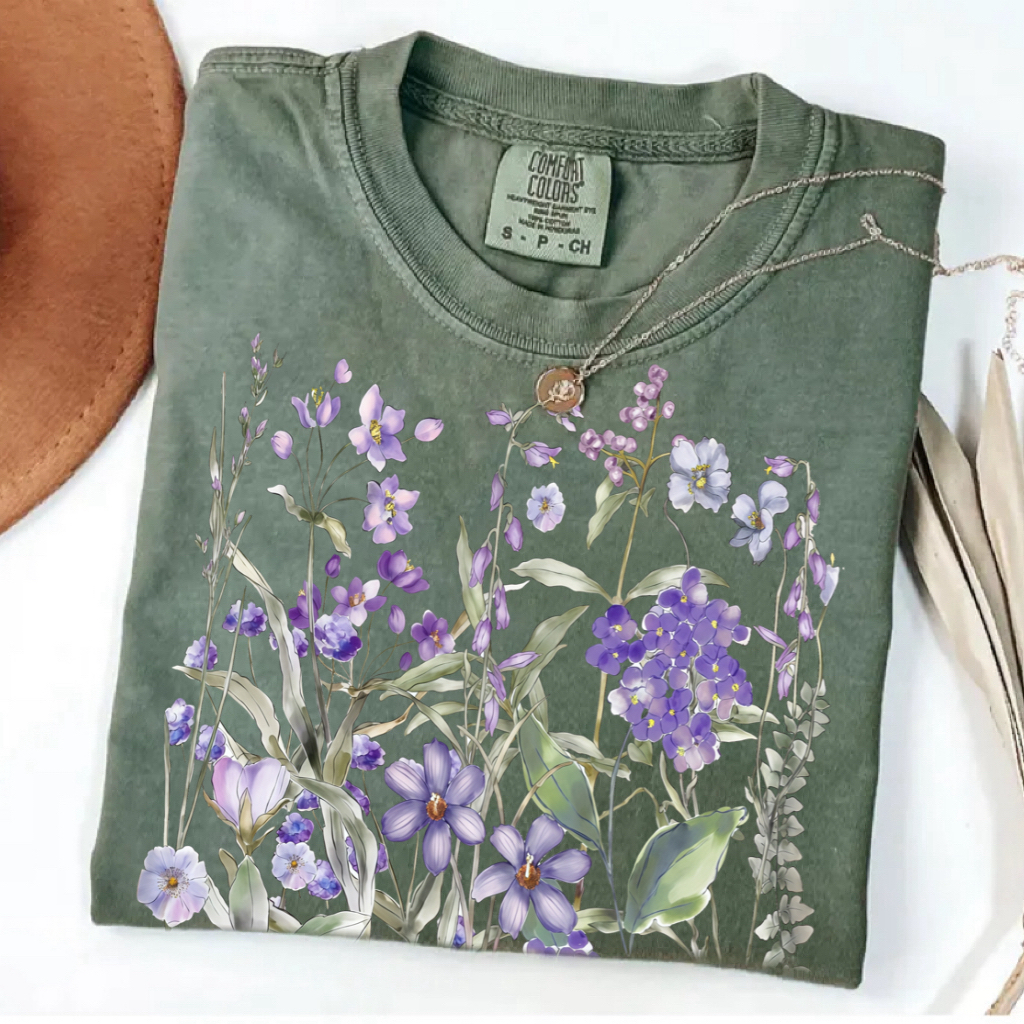 Floral Printed T - shirts