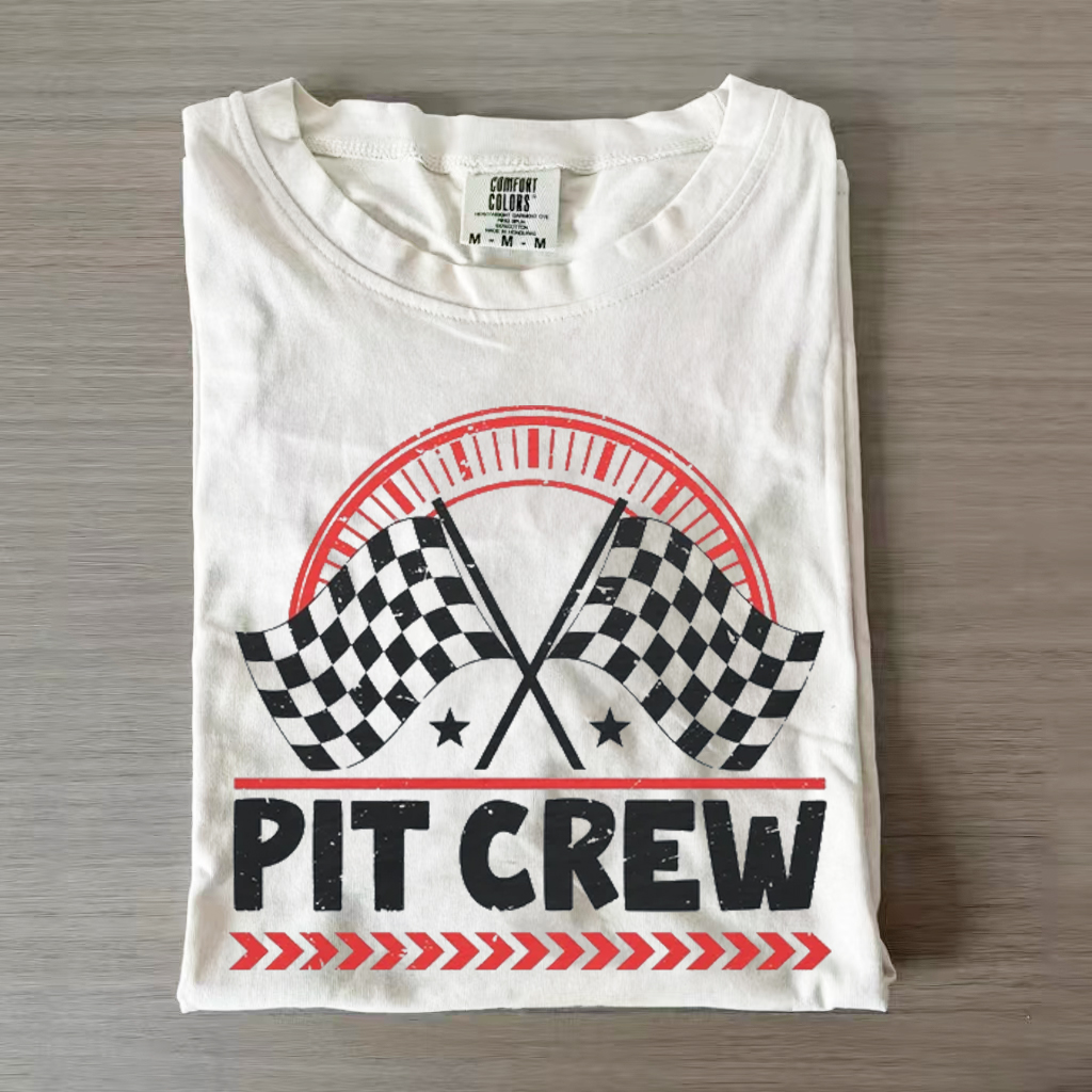 Retro Pit Crew T-shirt-Magmoo