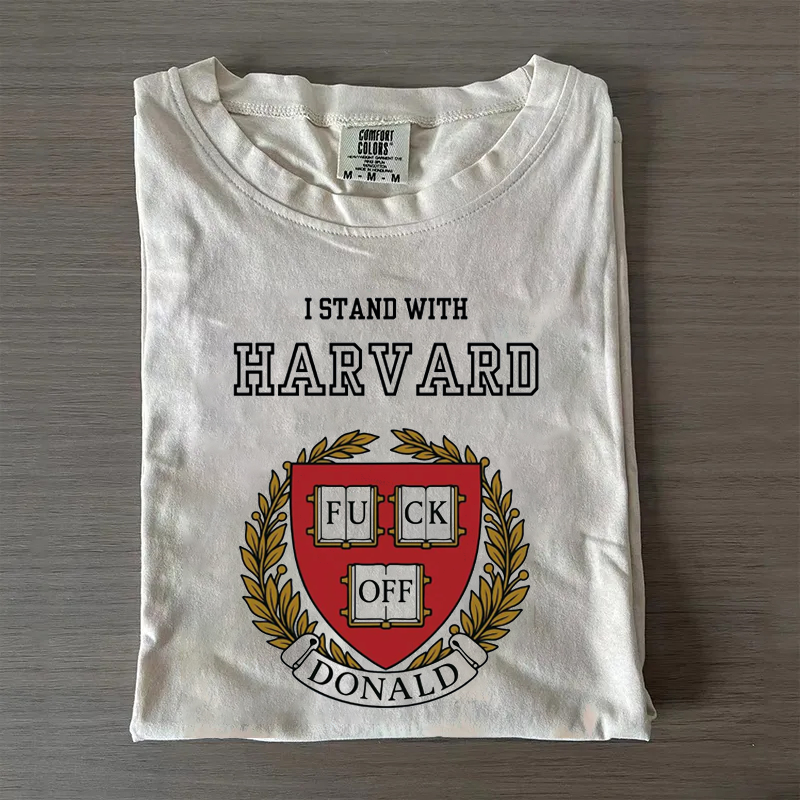 Stand with Harvard T-shirt-Magmoo