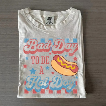Bad Day to Be a Hot Dog T-shirt-Magmoo