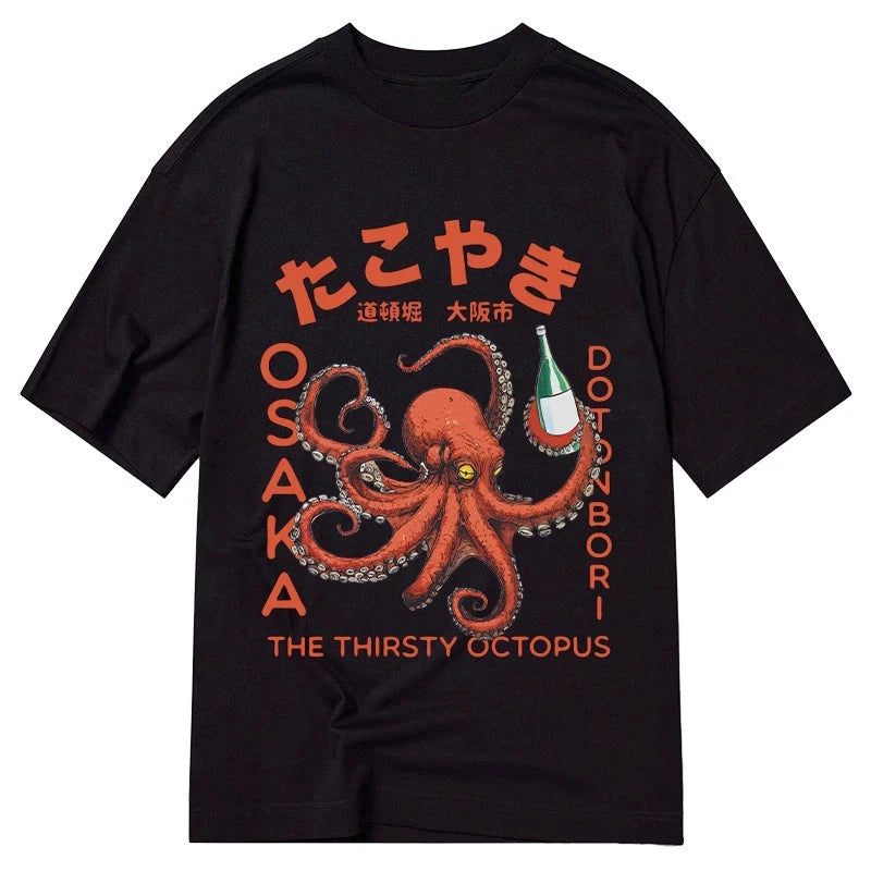 Magmoo Octopus Drinks Soju Classic T-Shirt