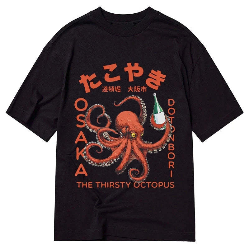 Magmoo Octopus Drinks Soju Classic T-Shirt
