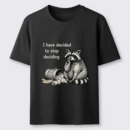 Magmoo Raccoon Stops Making Choices Classic T-Shirt