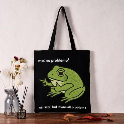 Magmoo Stupid Frog Meme Tote Bag