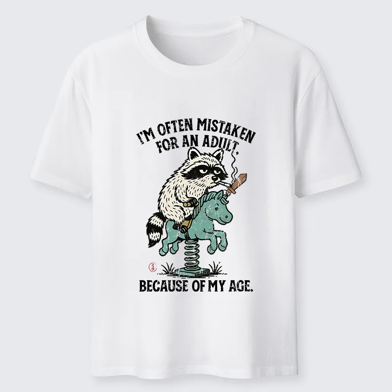 Magmoo funny Raccoon and Horse meme Classic T-Shirt