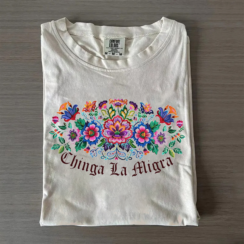 Chinga La Migra T-shirt-Magmoo