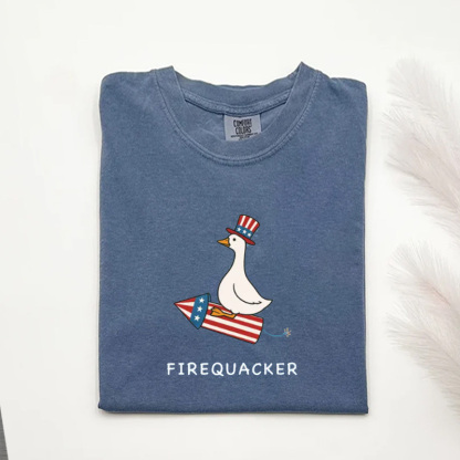 Funny Goose 4th of July T-Shirt-Magmoo