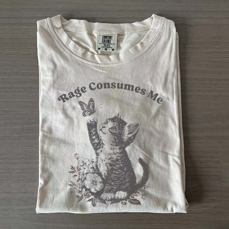 Rage Consumes Me T-shirt-Magmoo