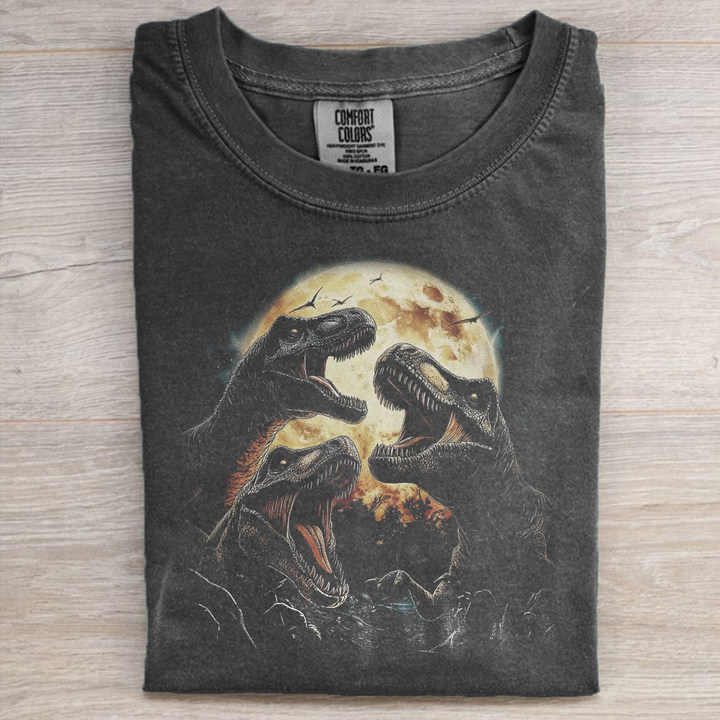 Vintage Jurassic Dinosaur T-shirt-Magmoo