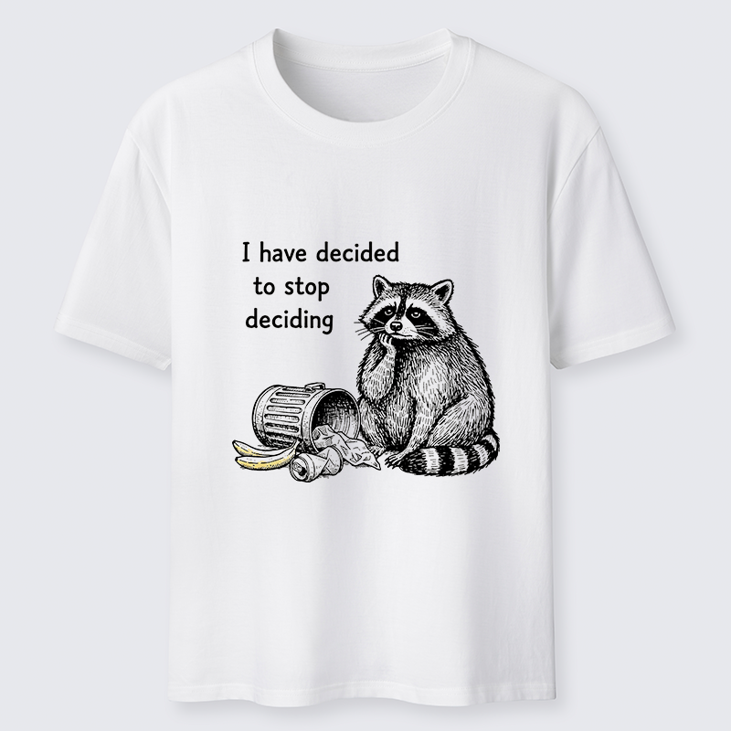 Magmoo Raccoon Stops Making Choices Classic T-Shirt