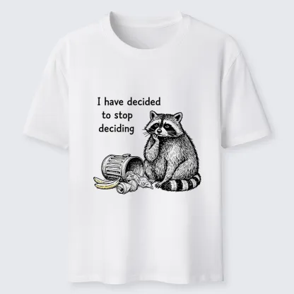 Magmoo Raccoon Stops Making Choices Classic T-Shirt