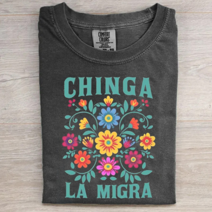 Chinga La Migra T-shirt-Magmoo