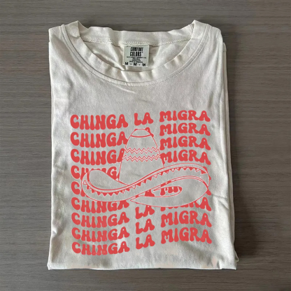 Chinga La Migra T-shirt-Magmoo
