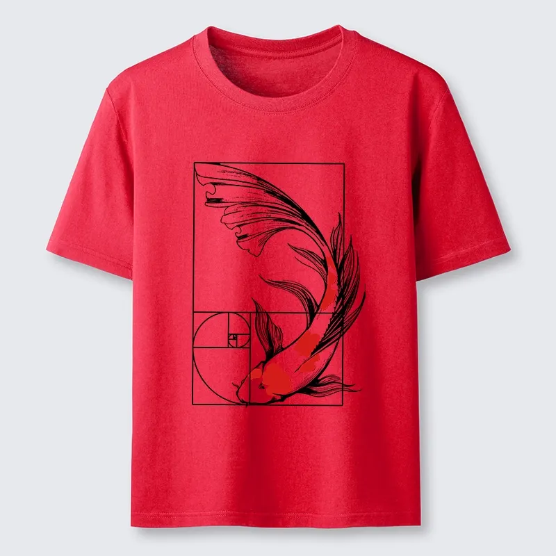 Magmoo Golden Ratio Koi Classic T-Shirt-Magmoo