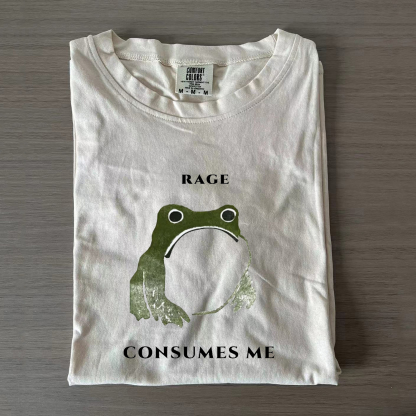 Rage Consumes Me Frog T-Shirt-Magmoo