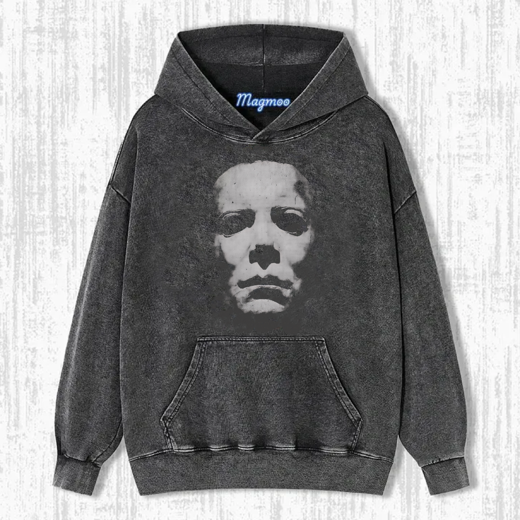 Retro Halloween Horror Movie Shirt-Magmoo