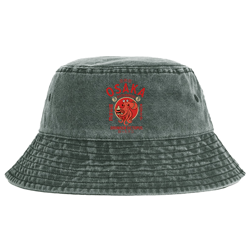 Magmoo Drunken Octopus Japan Washed Bucket Hat