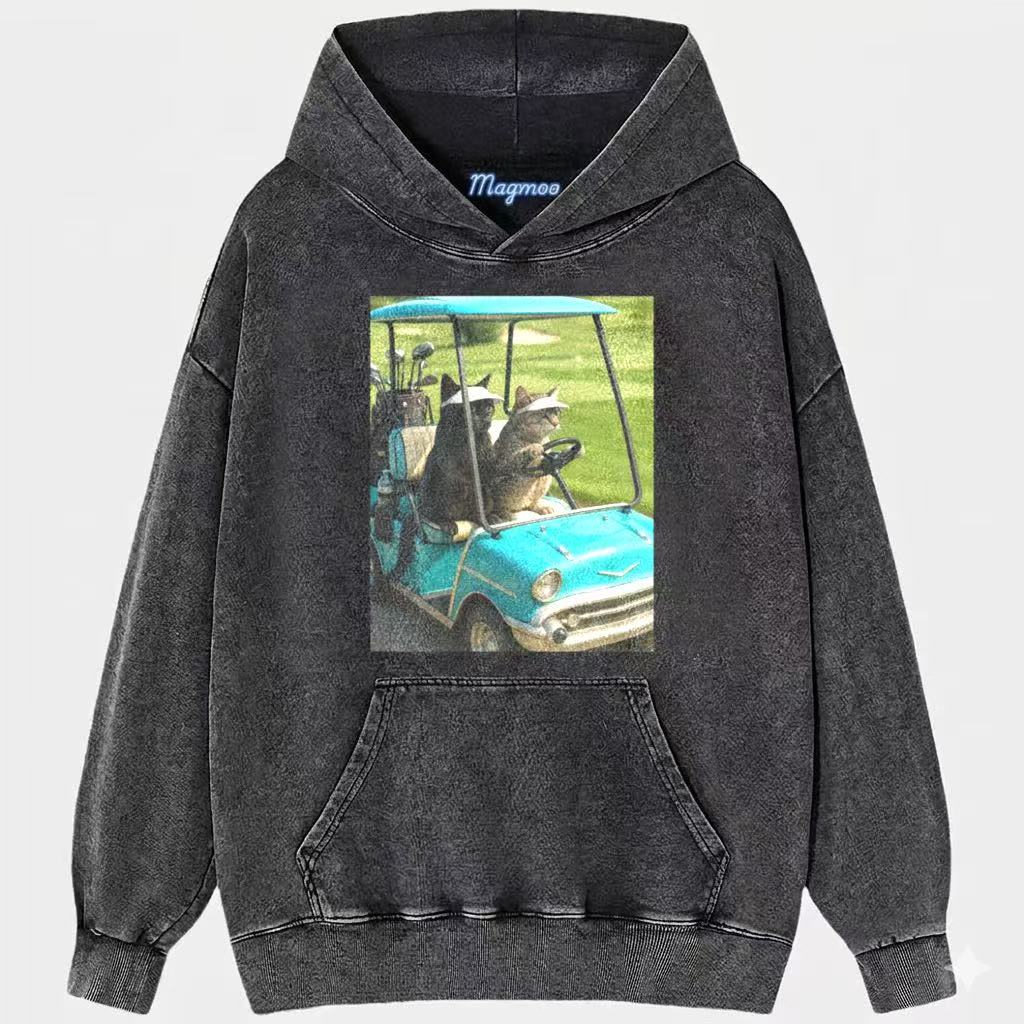 Vintage Golf Cat Cat T-shirt