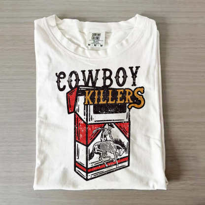 Cowboy Killers Rodeo Bronco Western T-shirt-Magmoo
