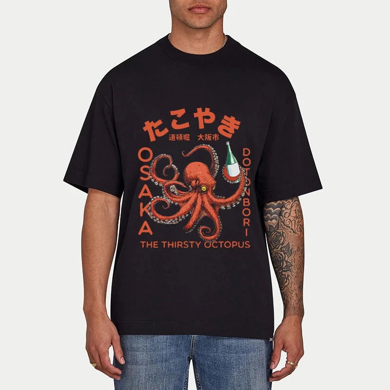 Magmoo Octopus Drinks Soju Classic T-Shirt
